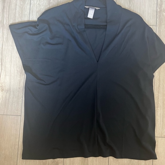 ✨Navy H&M Drop Shoulder top- NWOT - Picture 2 of 6